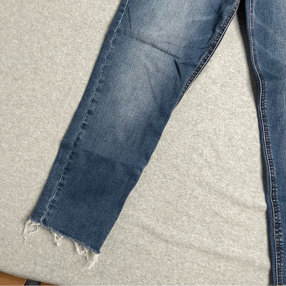 BP Jeans Womens 26 Straight Leg Denim Blue Light Wash Faded - Picture 8 of 14